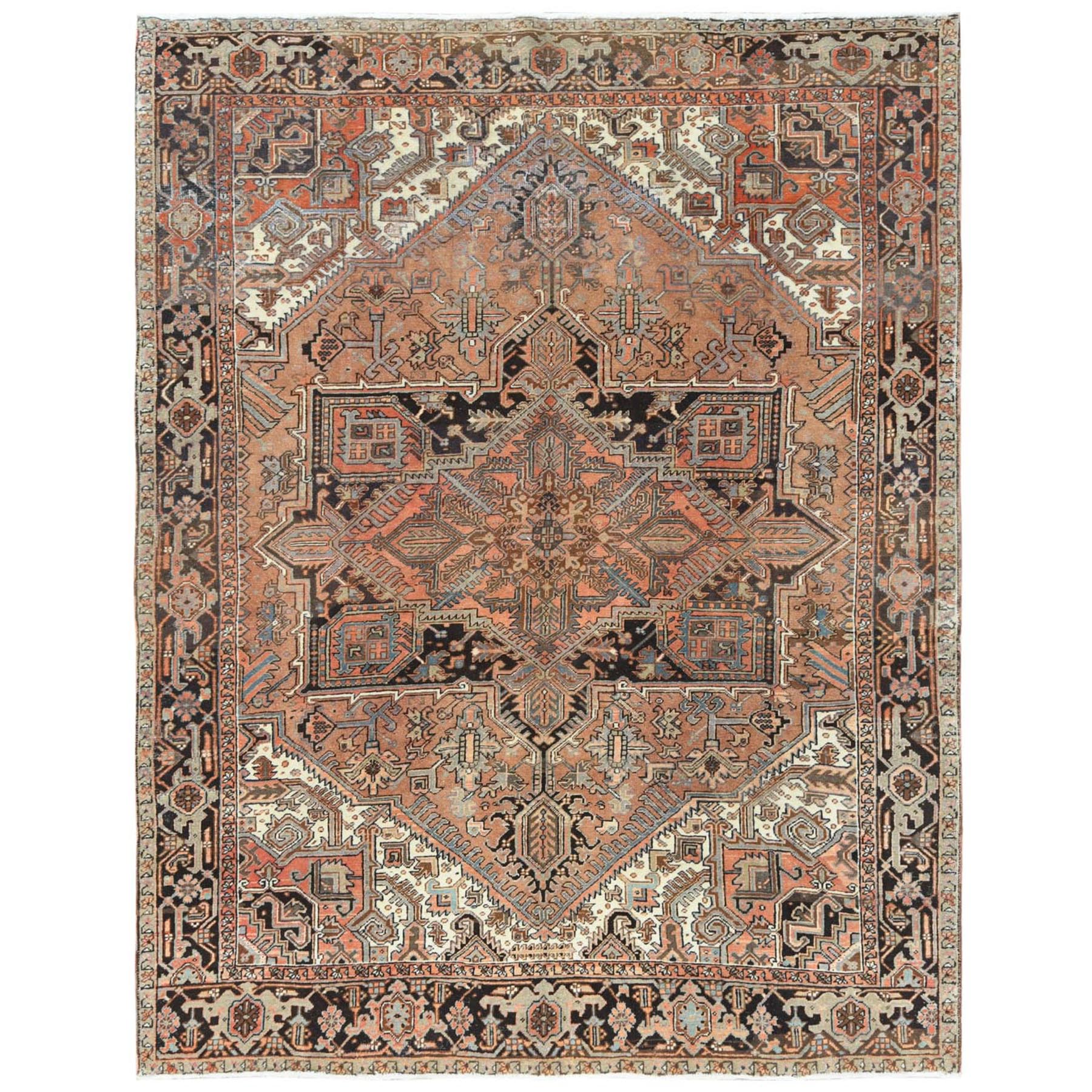 Overdyed & Vintage Rugs LUV738603
